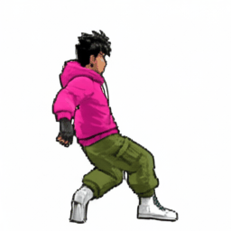 Pink hoodie boy - Brooklyn Uprock